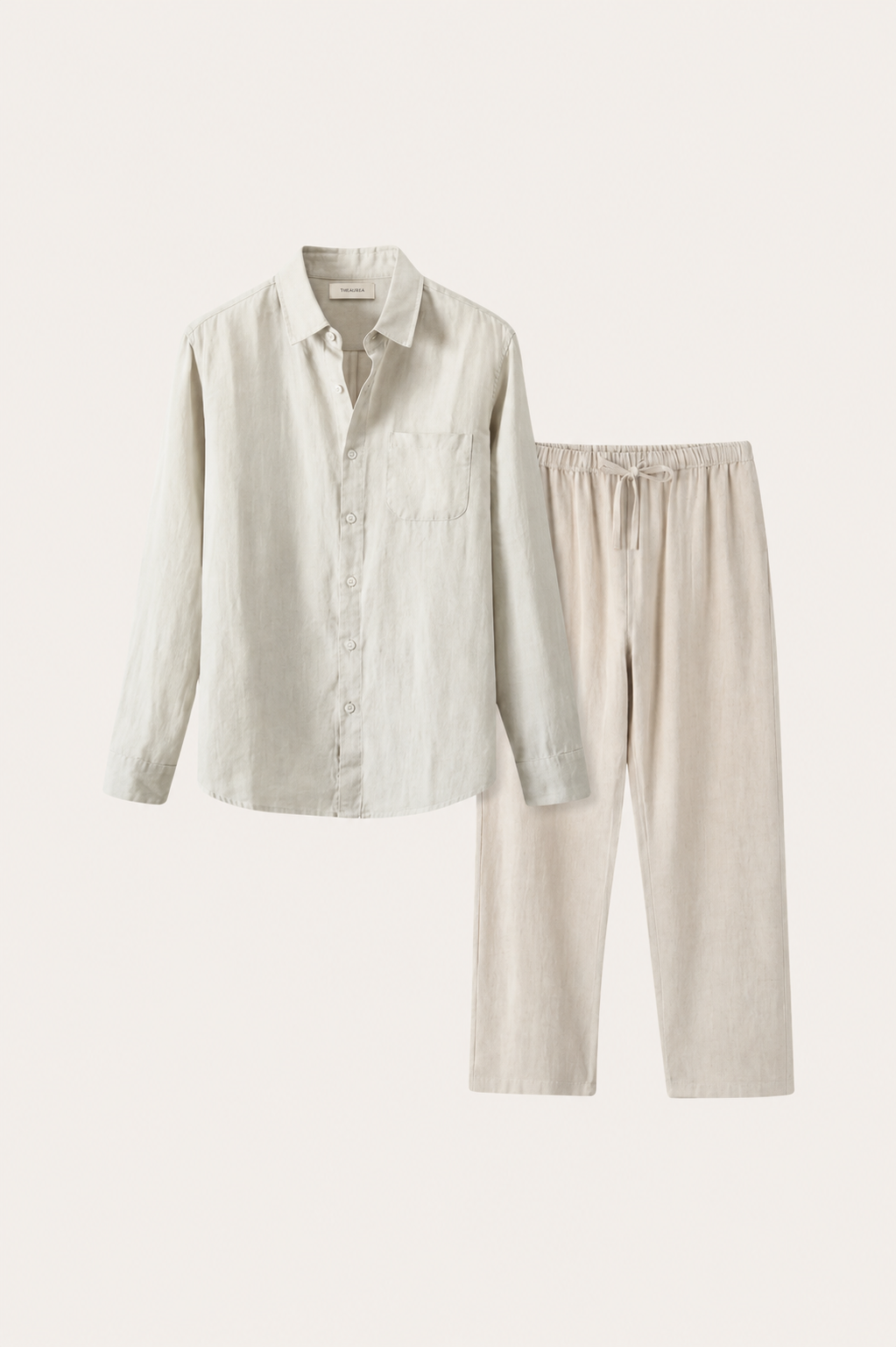Casa Bellini™ | Pisa Linen Set Long Sleeve Beige/Beige