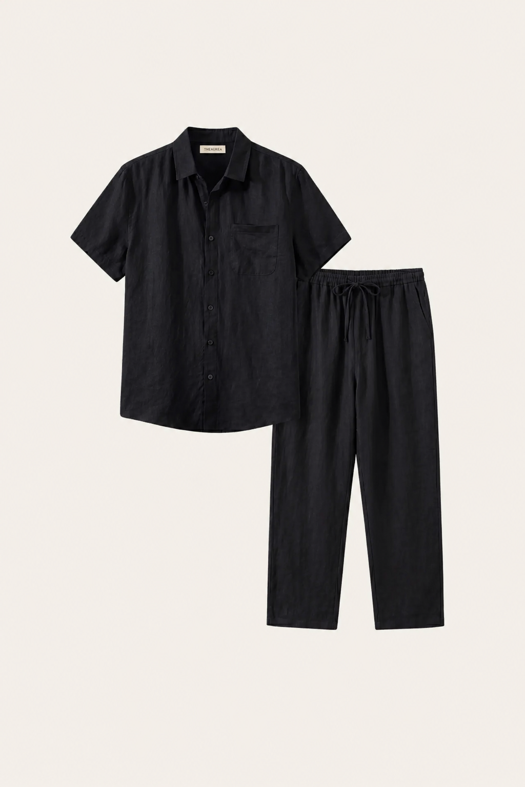 Casa Bellini™ | Trento Linen Set Black/Black