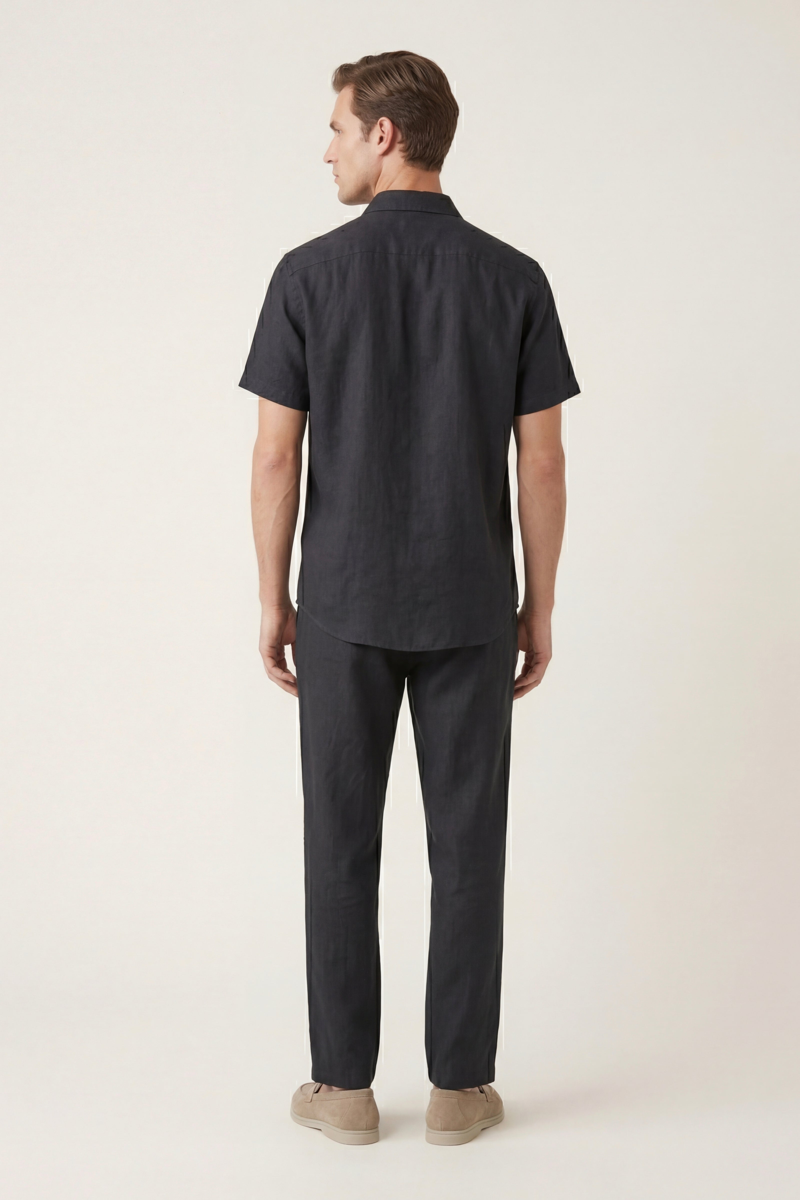 Casa Bellini™ | Trento Linen Set Black/Black