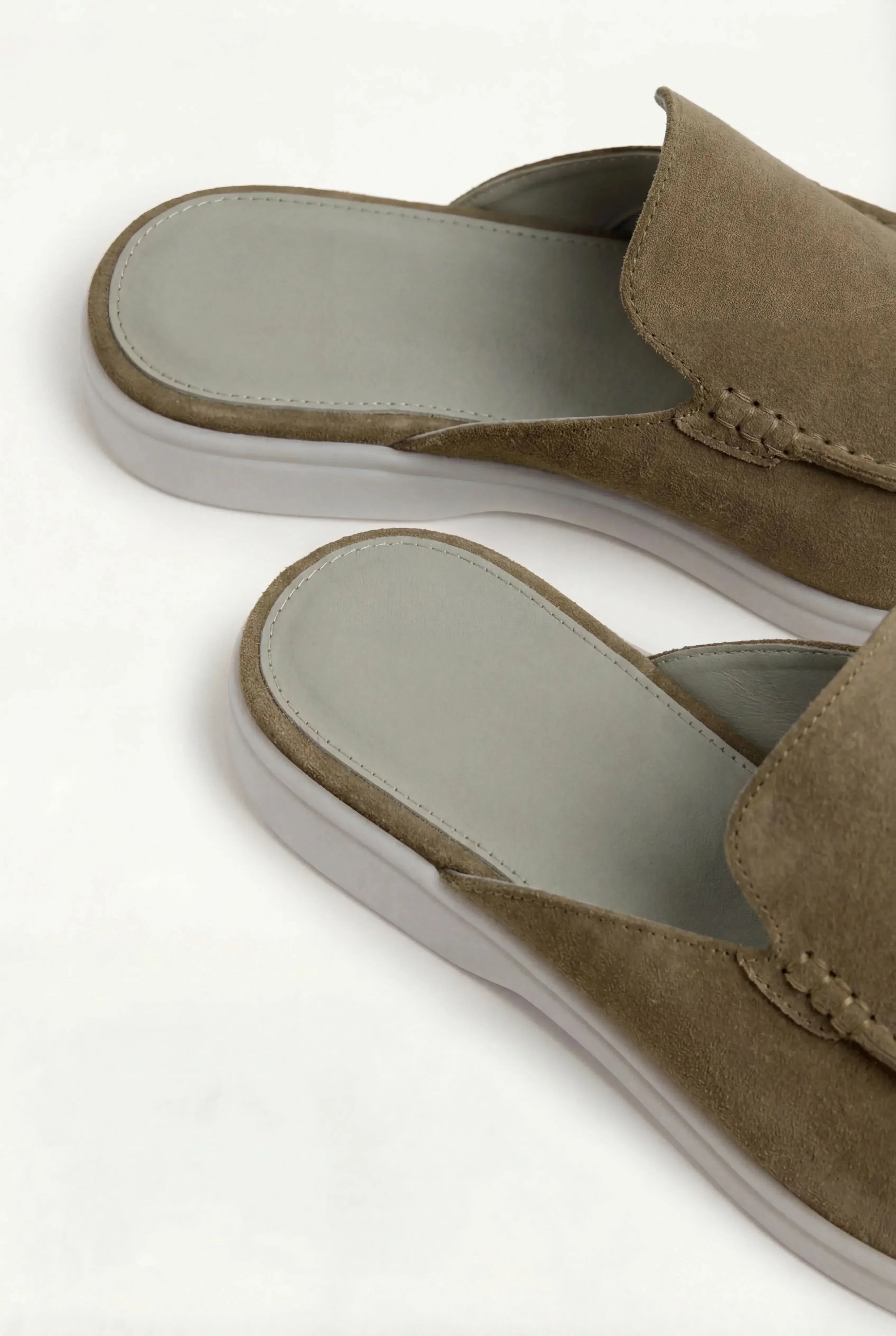 Casa Bellini™ | Olive Suède Yacht Mule