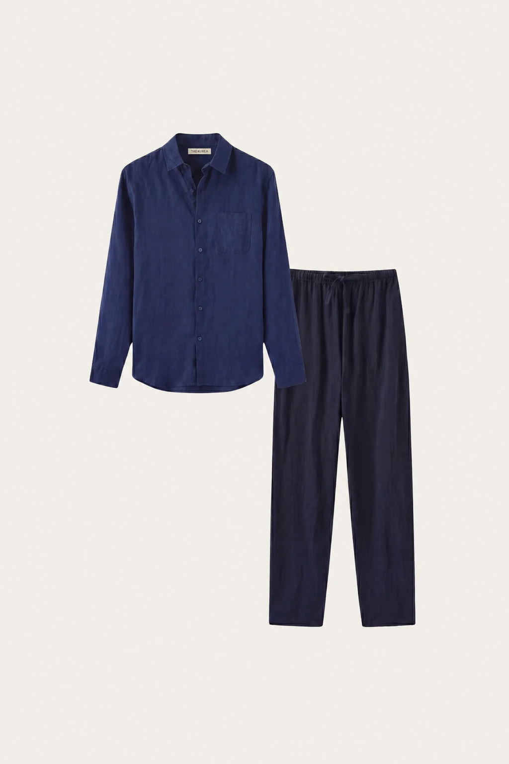 Casa Bellini™ | Bellagio Linen Set Long Sleeve Navy