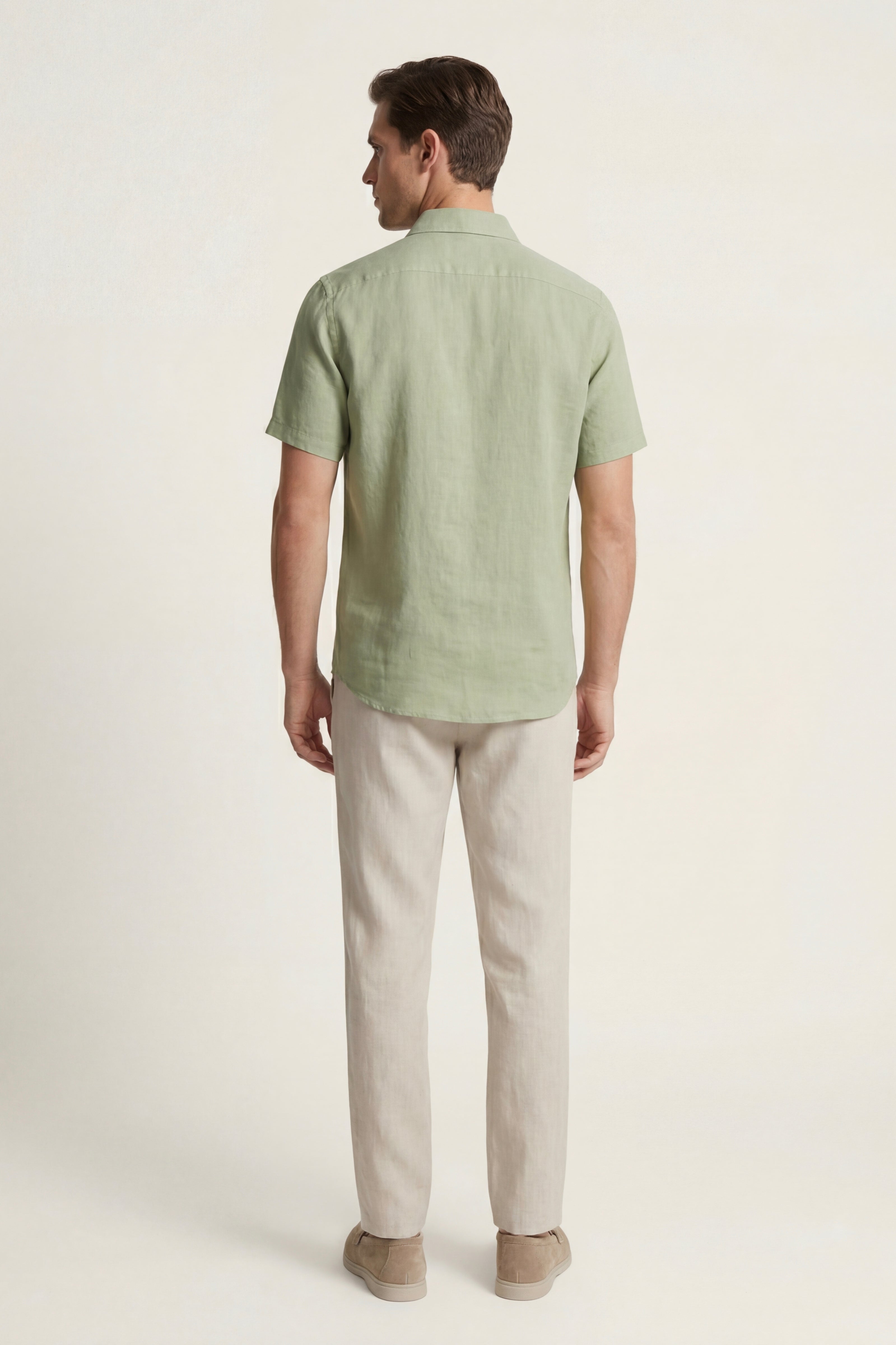 Casa Bellini™ | Trento Linen Set Mint Green/Beige