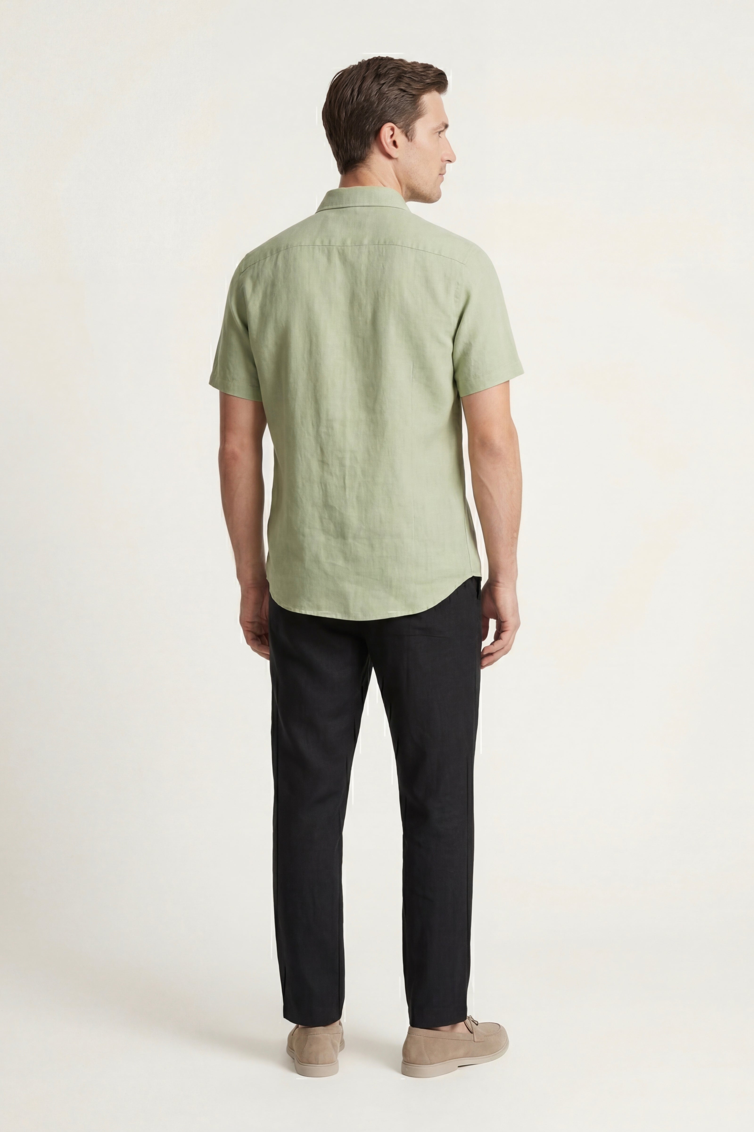 Casa Bellini™ | Trento Linen Set Mint Green/Black