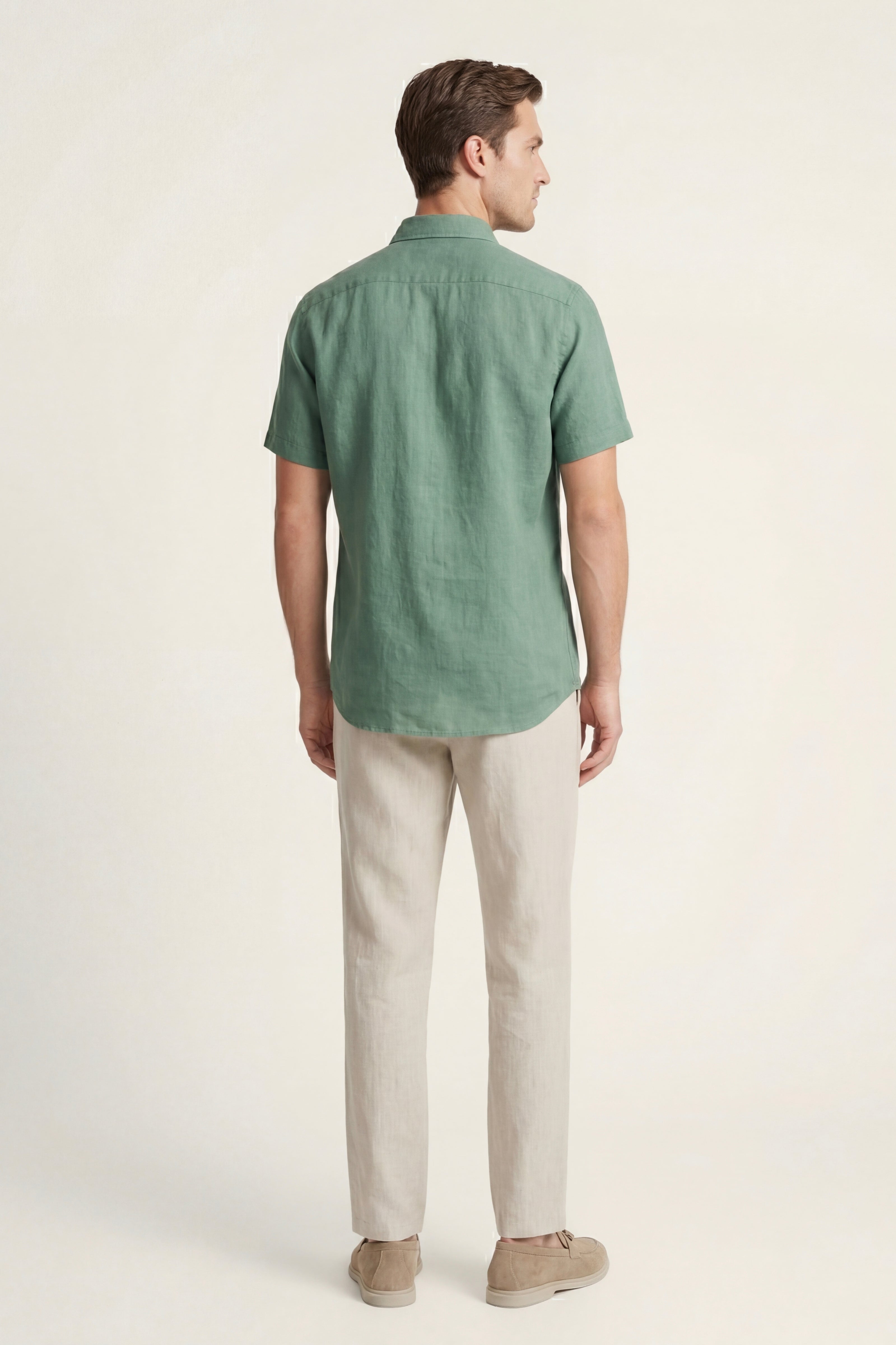Casa Bellini™ | Trento Linen Set Green/Beige