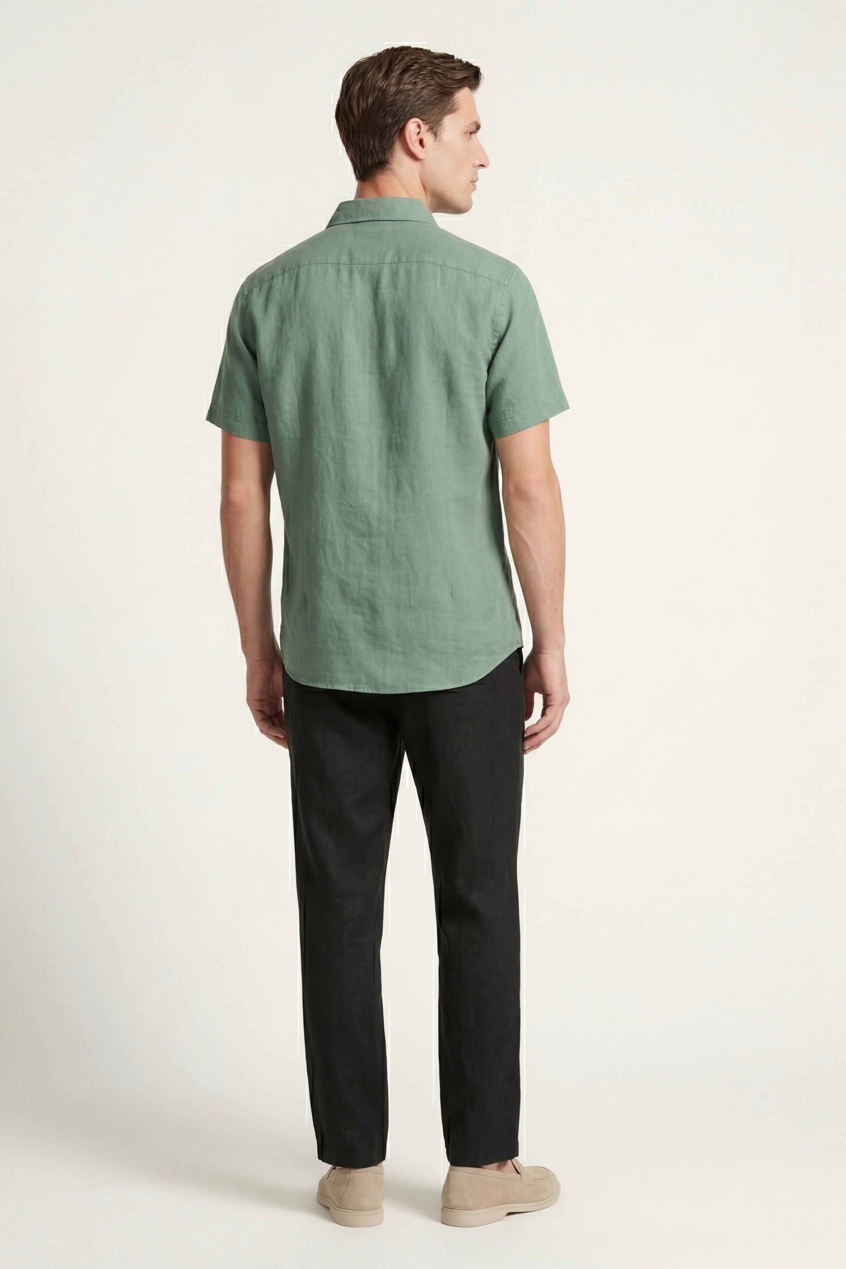 Casa Bellini™ | Trento Linen Set Green/Black
