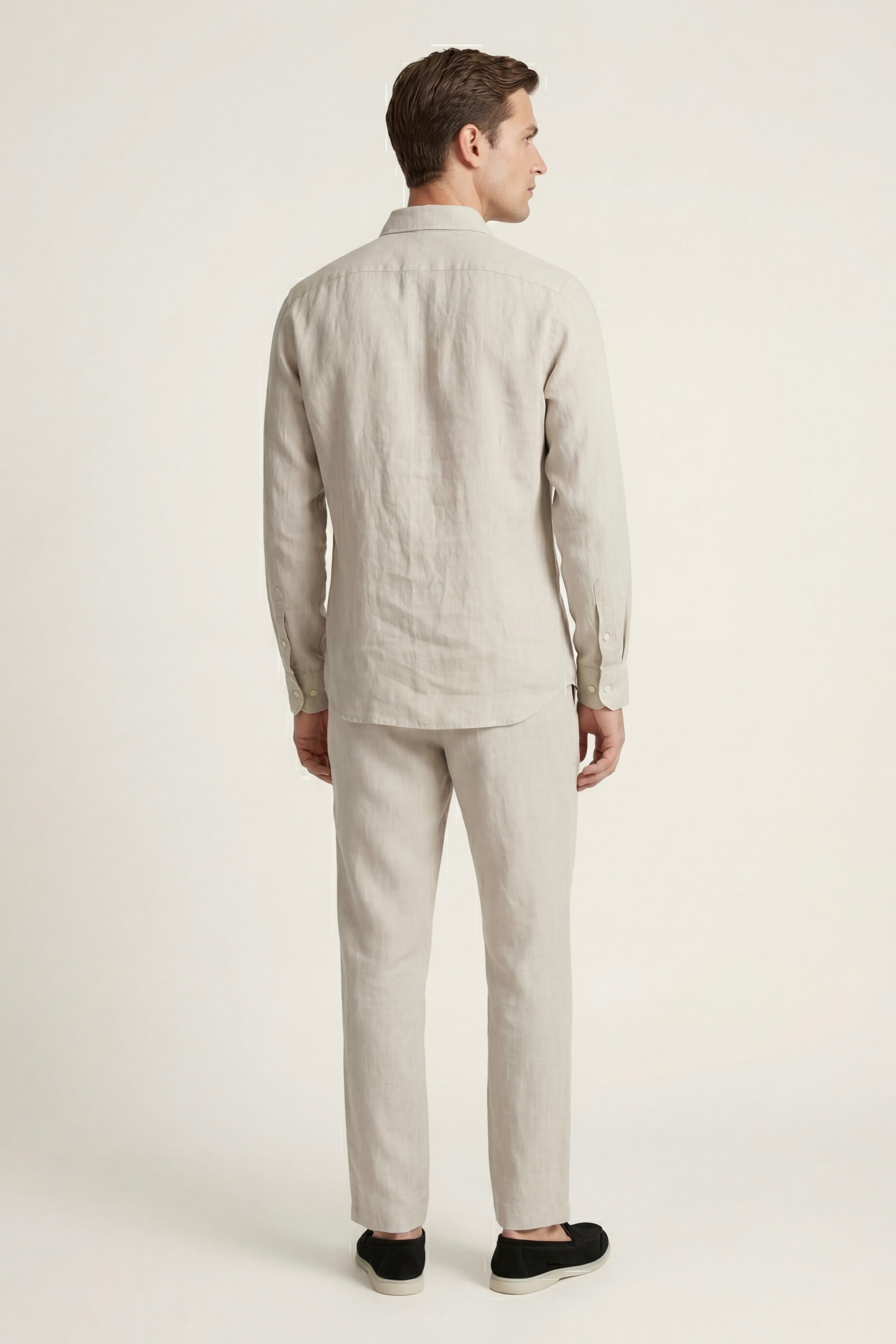 Casa Bellini™ | Pisa Linen Set Long Sleeve Beige/Beige