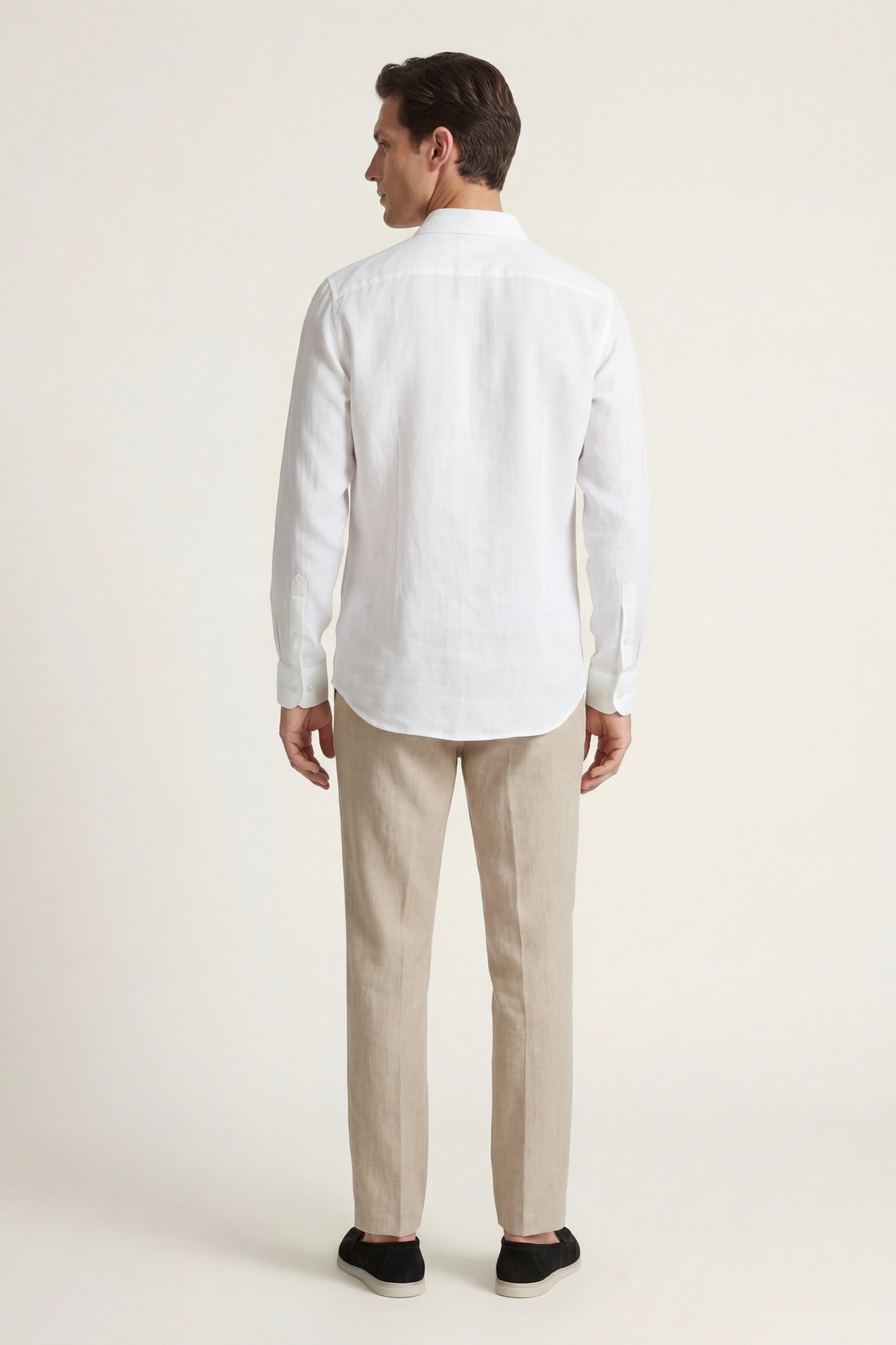 Casa Bellini™ | Pisa Linen Set Long Sleeve White/Beige
