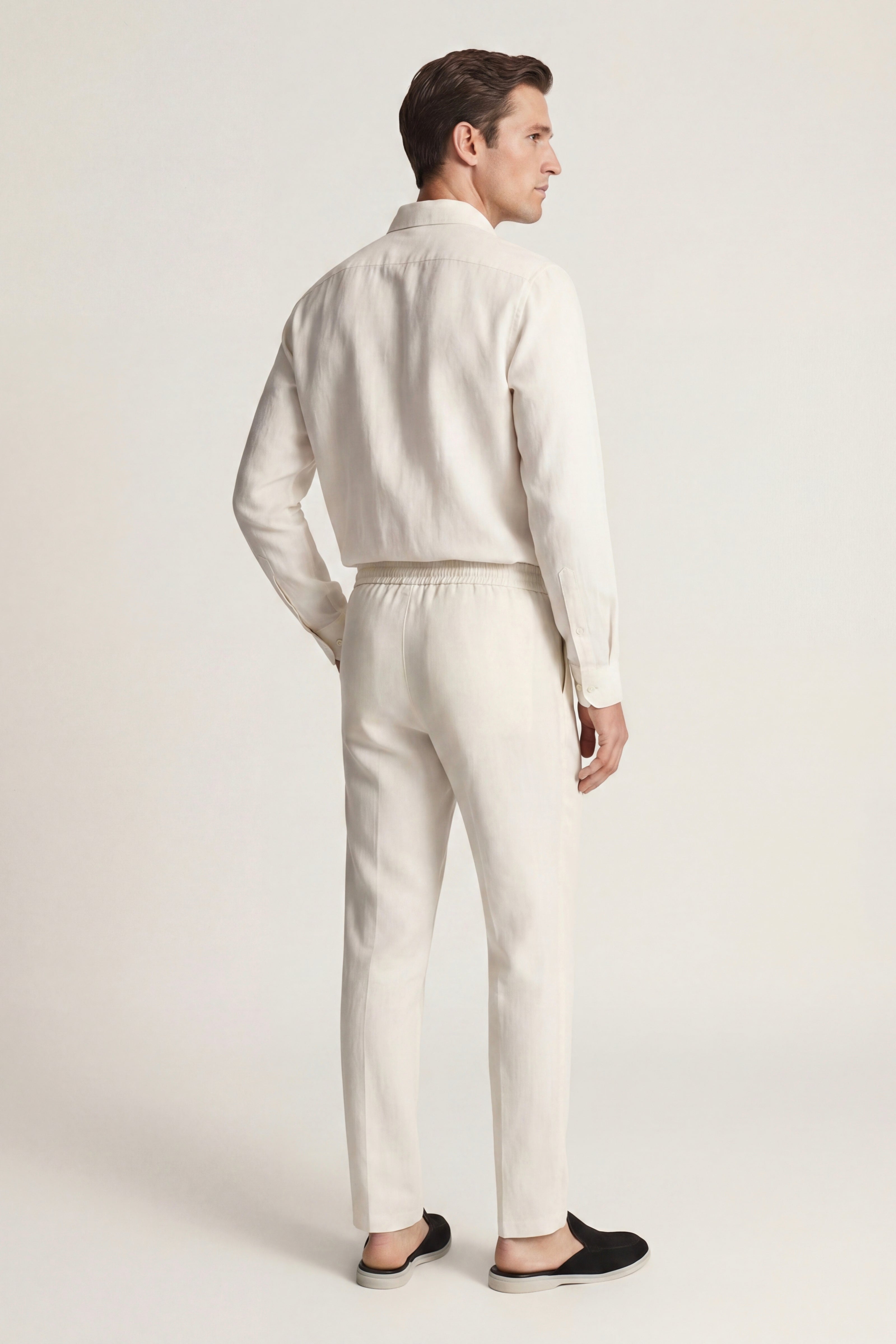 Casa Bellini™ | Bellagio Linen Set Long Sleeve White