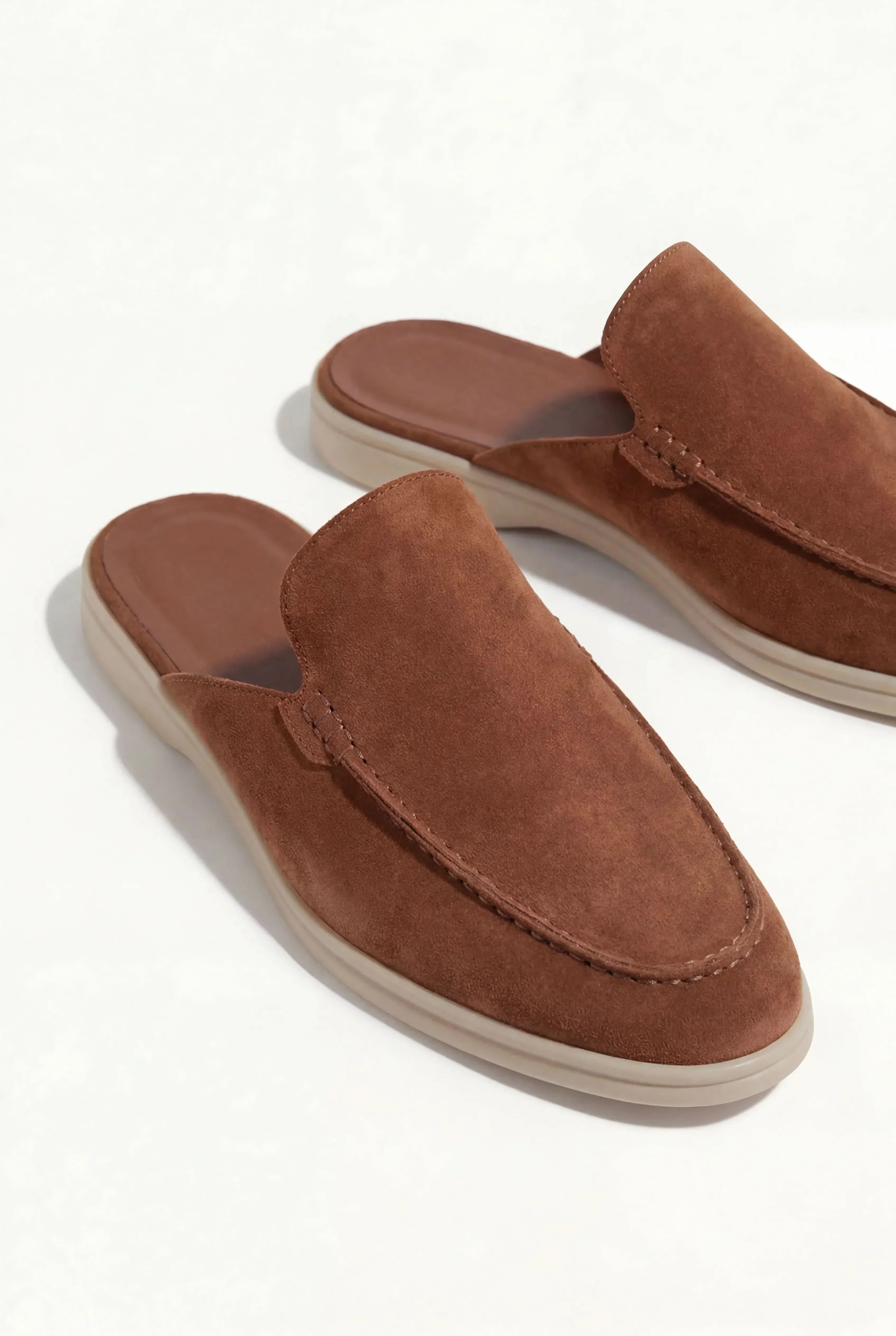 Casa Bellini™ | Maroon Suède Yacht Mule