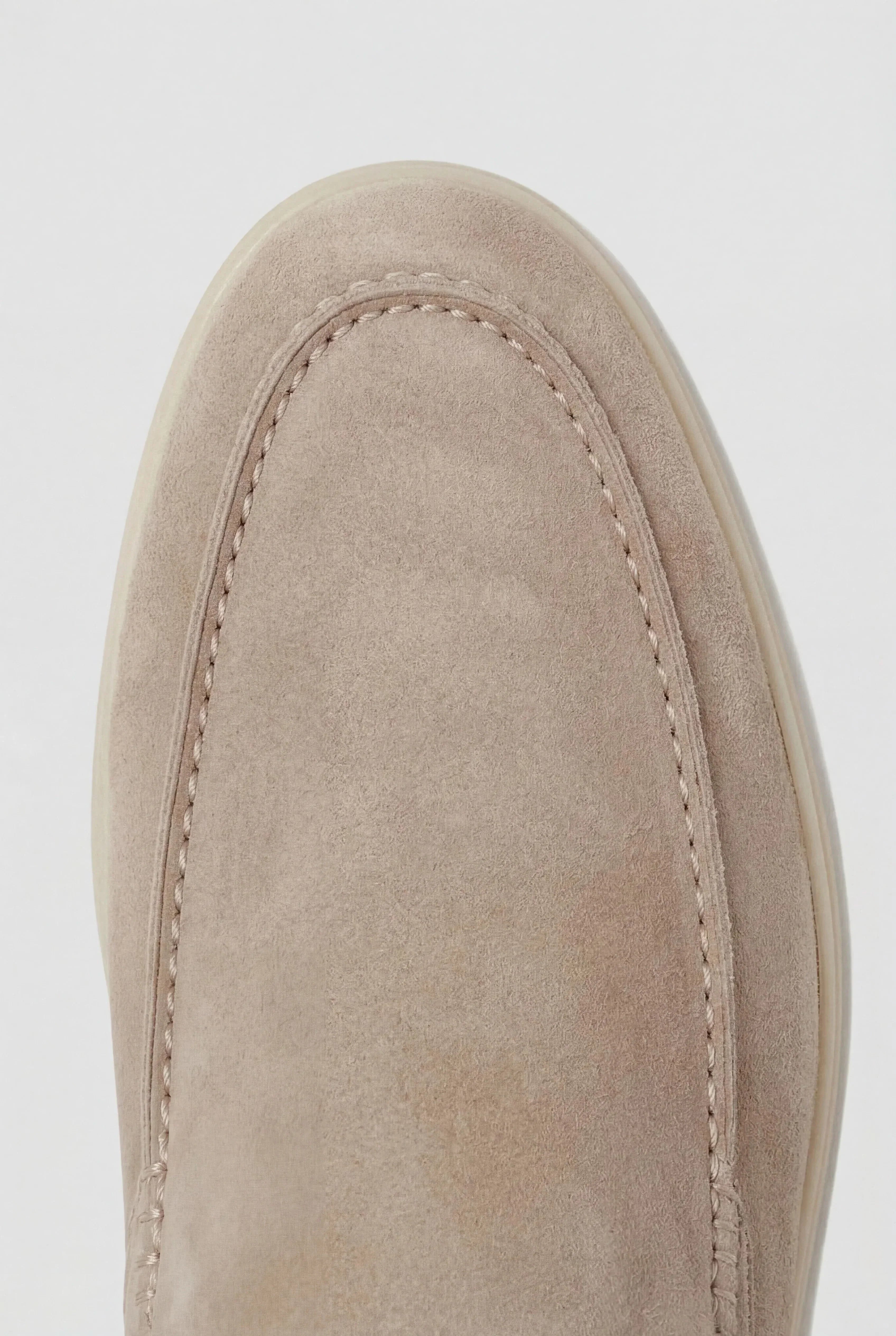 Casa Bellini™ | Beige Suède Yacht Mule