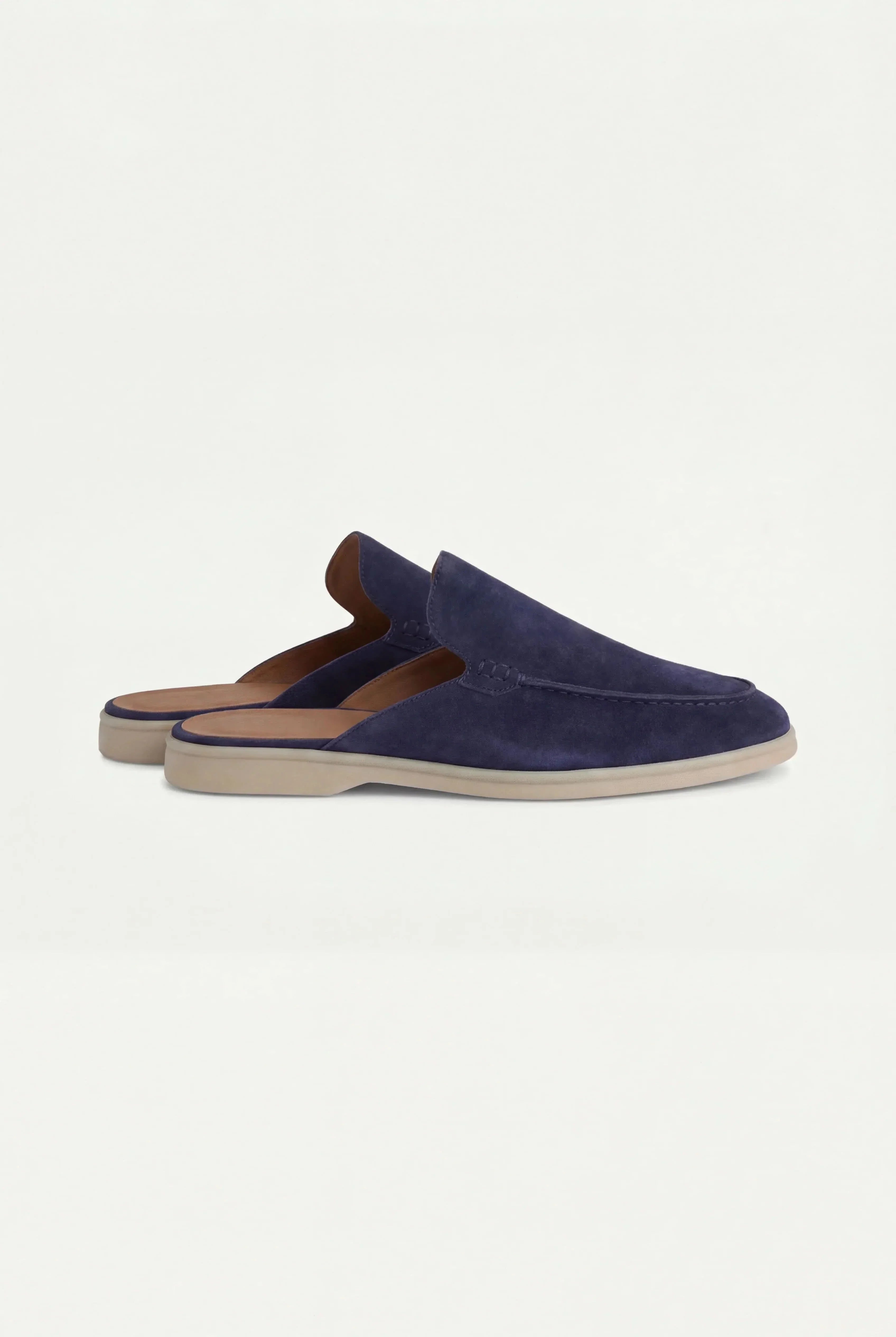 Casa Bellini™ | Navy Suède Yacht Mule