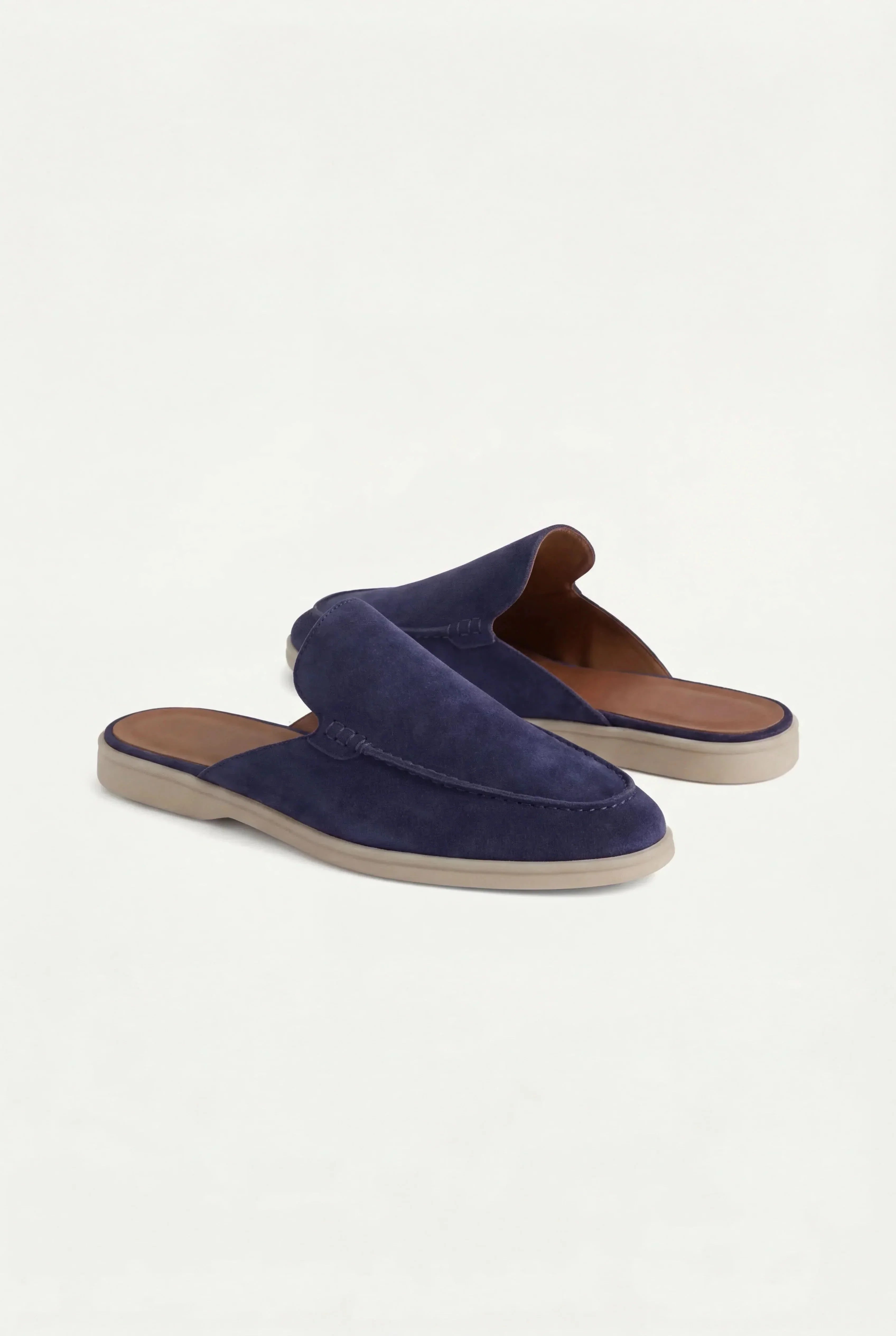 Casa Bellini™ | Navy Suède Yacht Mule