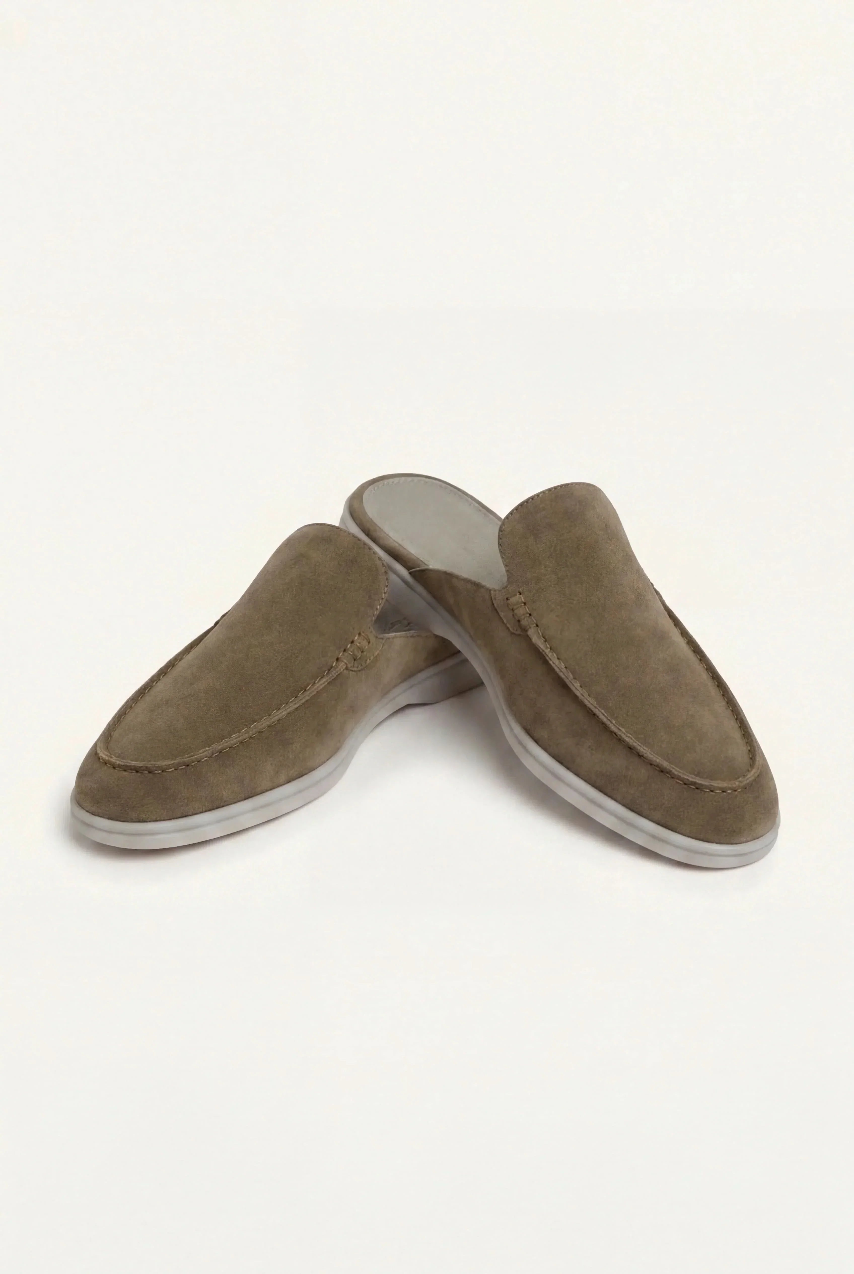 Casa Bellini™ | Olive Suède Yacht Mule